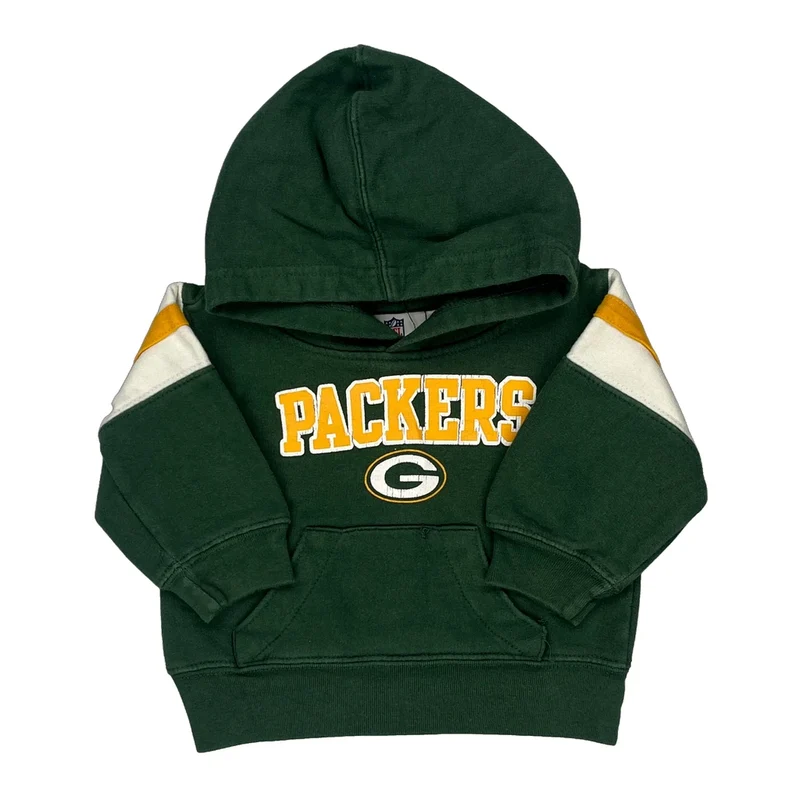 Age 12 Months Nfl Packers Hoodie - 3XS Green Cotton Blend