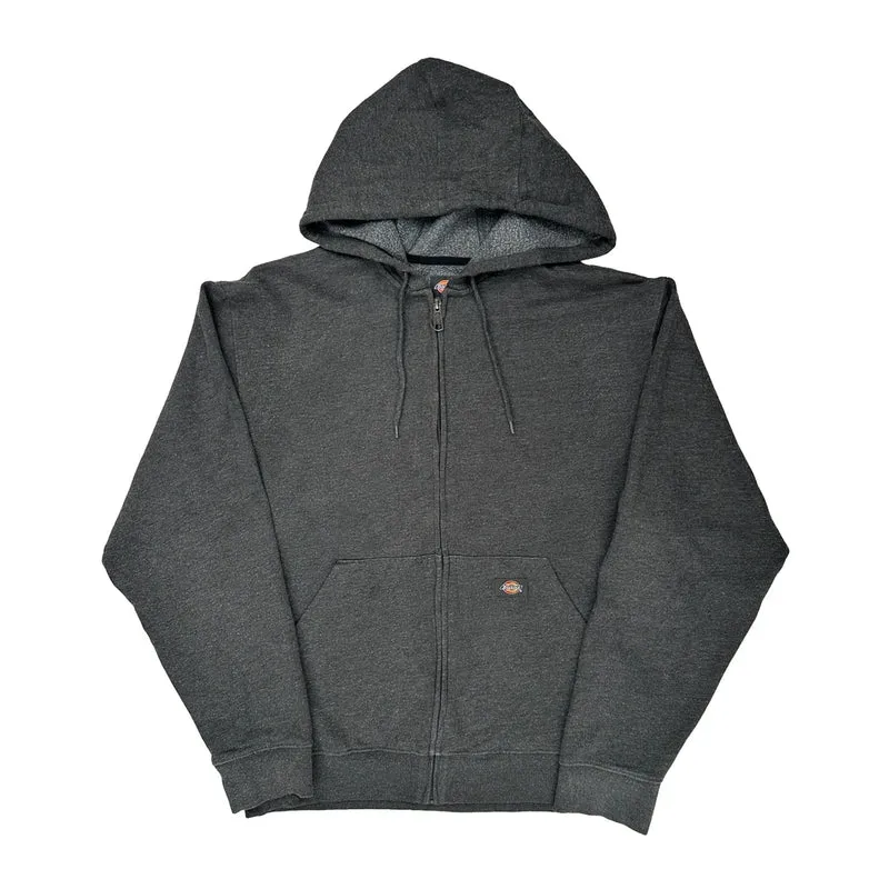 Dickies Hoodie - Large Gray Cotton Blend