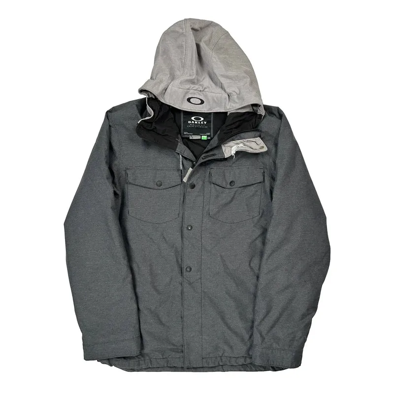 Oakley Ski Jacket - Large Grey Polyester