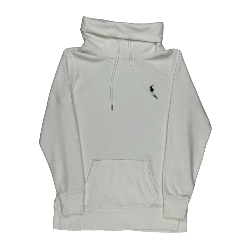 Polo By Ralph Lauren Hoodie - XS White Cotton