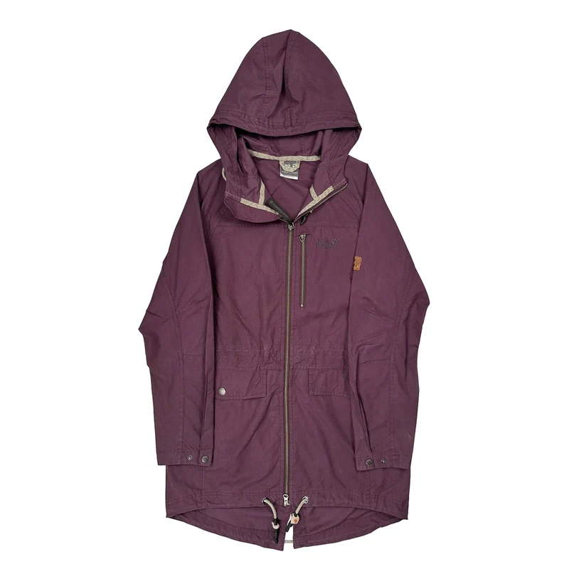 Jack Wolfskin Waterproof Jacket - Medium Purple Cotton