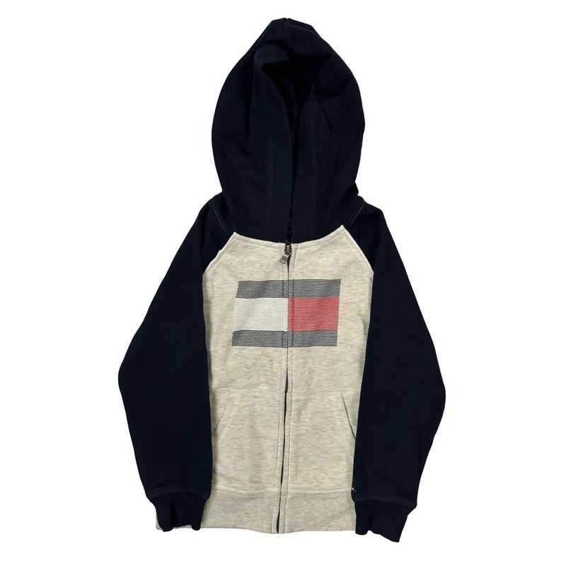Age 4 Tommy Hilfiger Hoodie - XS Navy Cotton