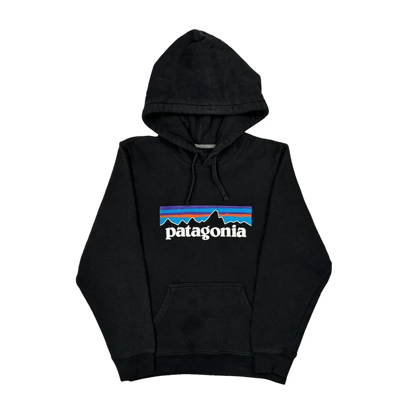 Patagonia Hoodie - XS Black Cotton