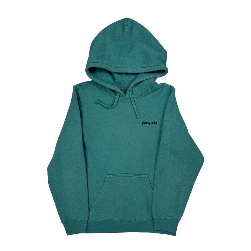 Patagonia Hoodie - XS Green Cotton