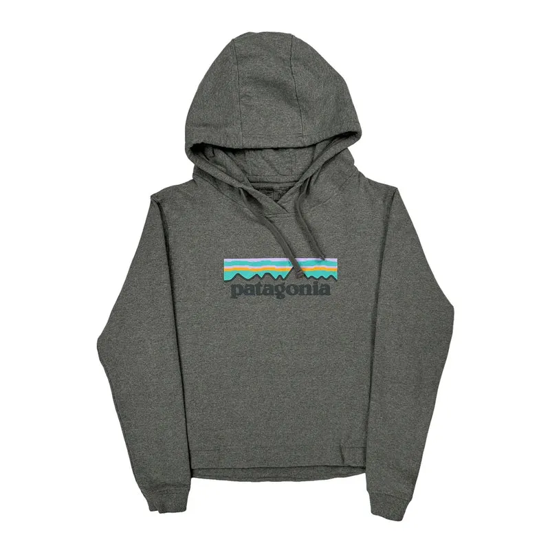 Patagonia Hoodie - Small Gray Cotton Blend