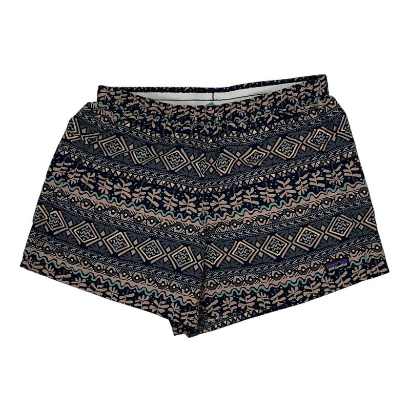 Patagonia Aztec Tennis Style Shorts - Small Multicoloured Polyester