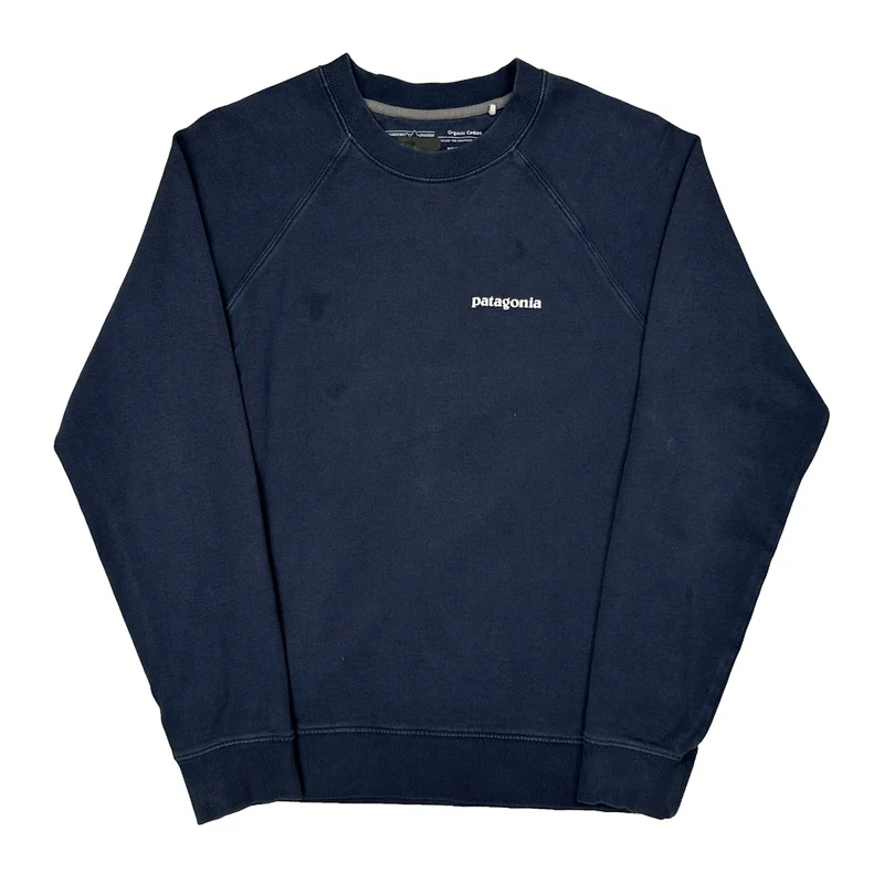 Patagonia Sweatshirt - XS Navy Cotton
