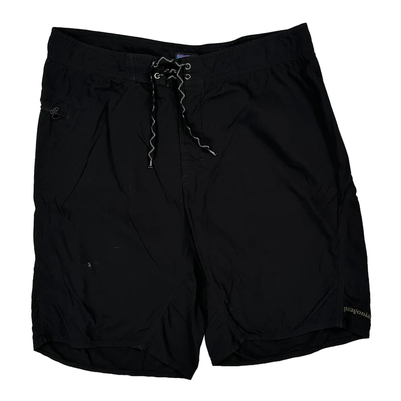 Patagonia Shorts - Mediumw 8L Black Nylon