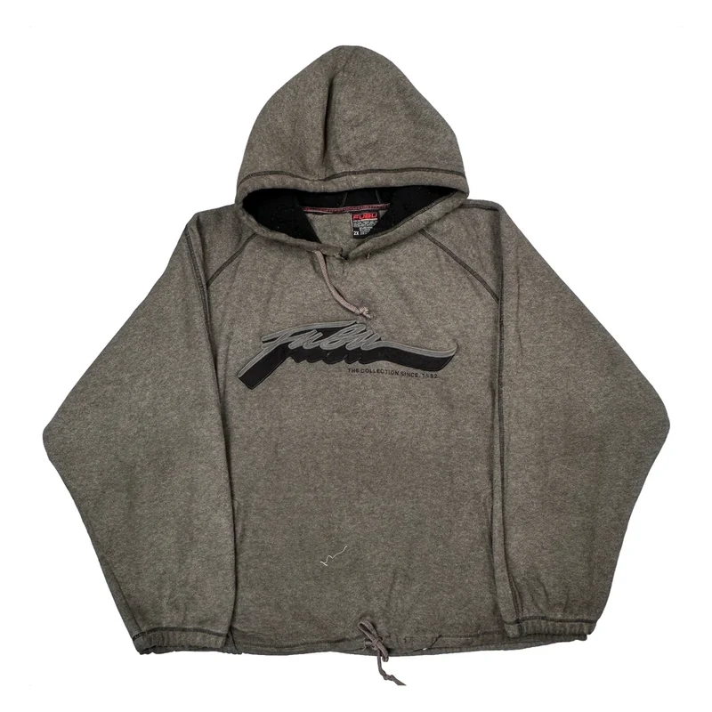 Fubu Hoodie - 2XL Gray Polyester