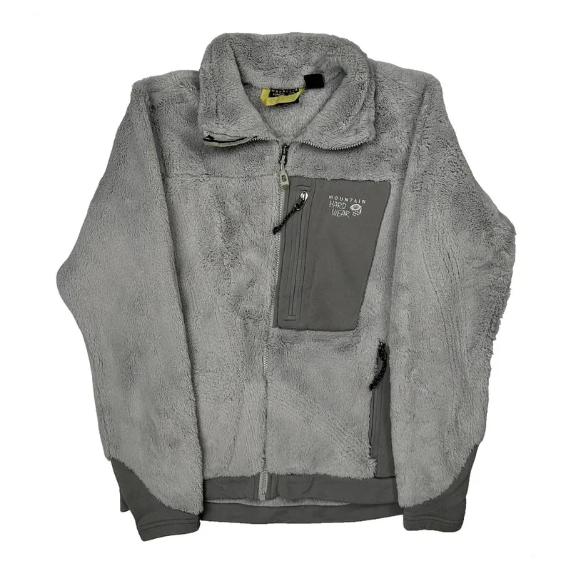 Mountain Hard Wear Fleece Jacket - Medium Gray Polyester