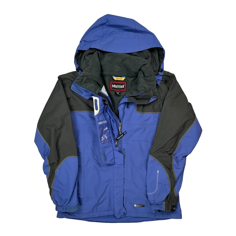 Marmot Ski Jacket - Medium Blue Polyester