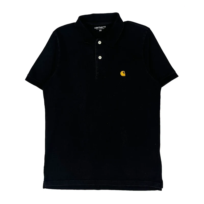 Carhartt Polo Shirt - XS Black Cotton
