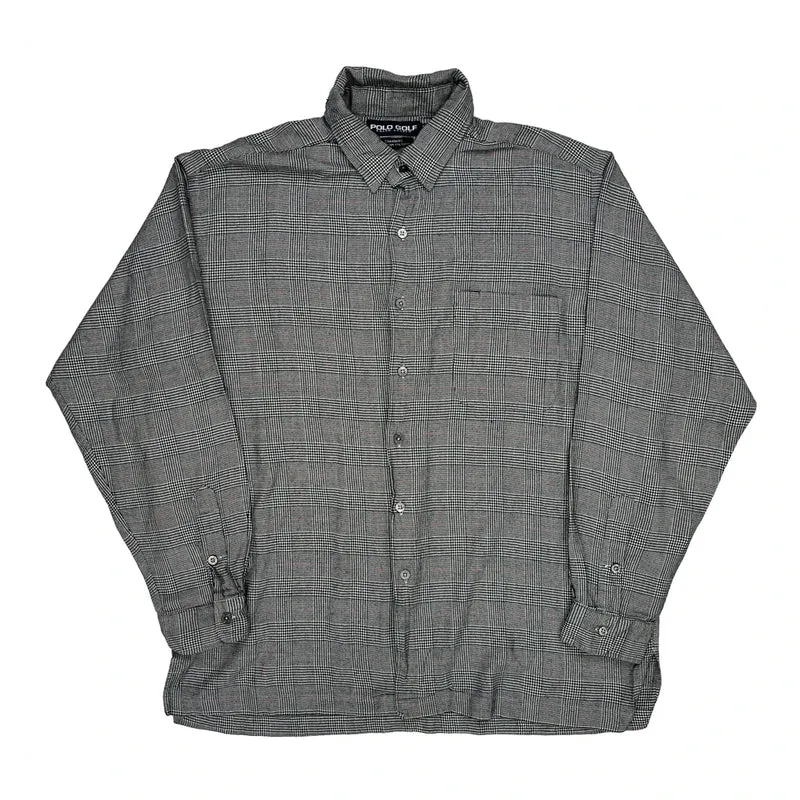 Chambers Polo By Ralph Lauren Checked Shirt - XL Grey Cotton Blend