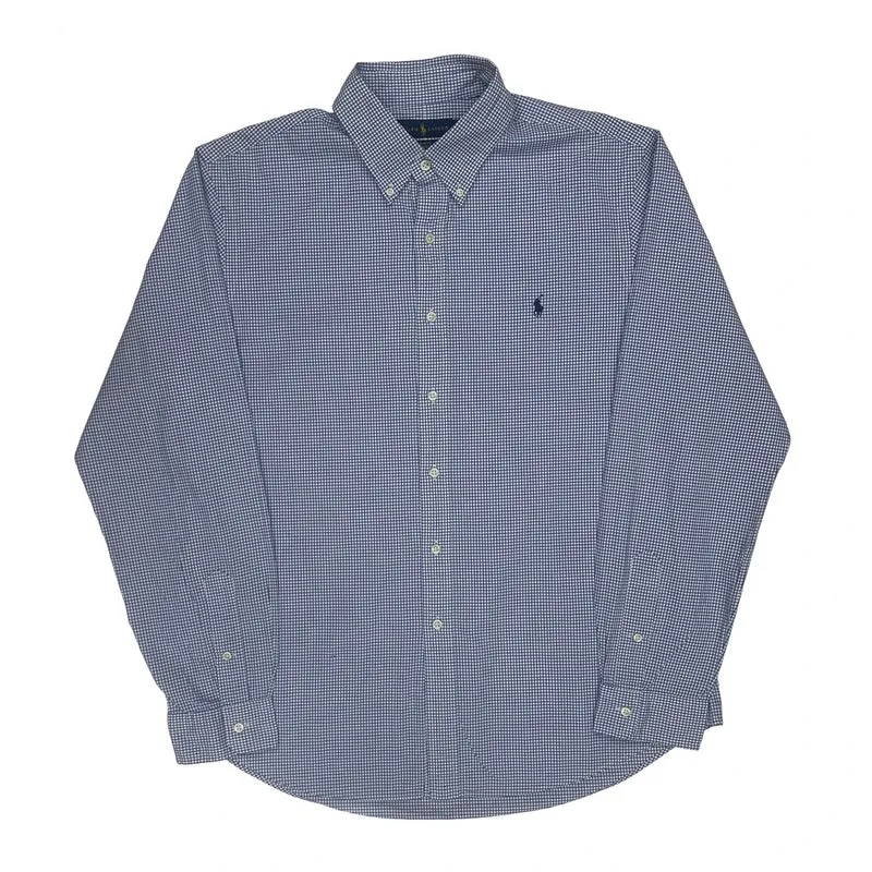 Ralph Lauren Slim Fit Shirt - XL Blue Cotton