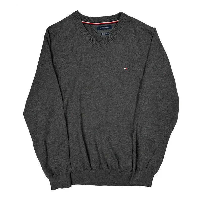 Tommy Hilfiger Sweater - XL Gray Cotton