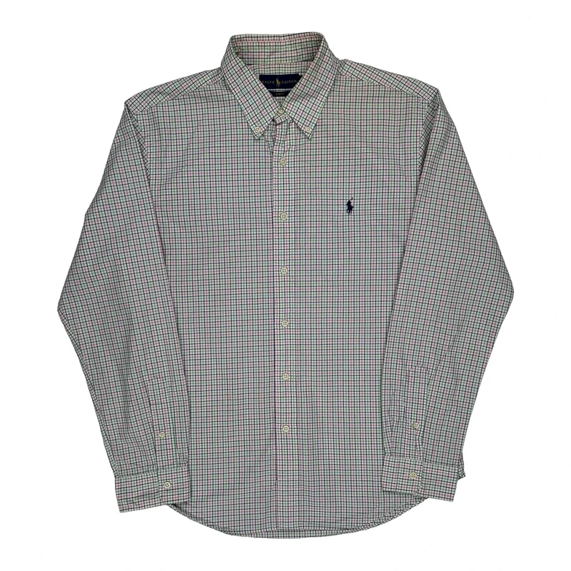 Ralph Lauren Checked Shirt - Large Multicoloured Cotton