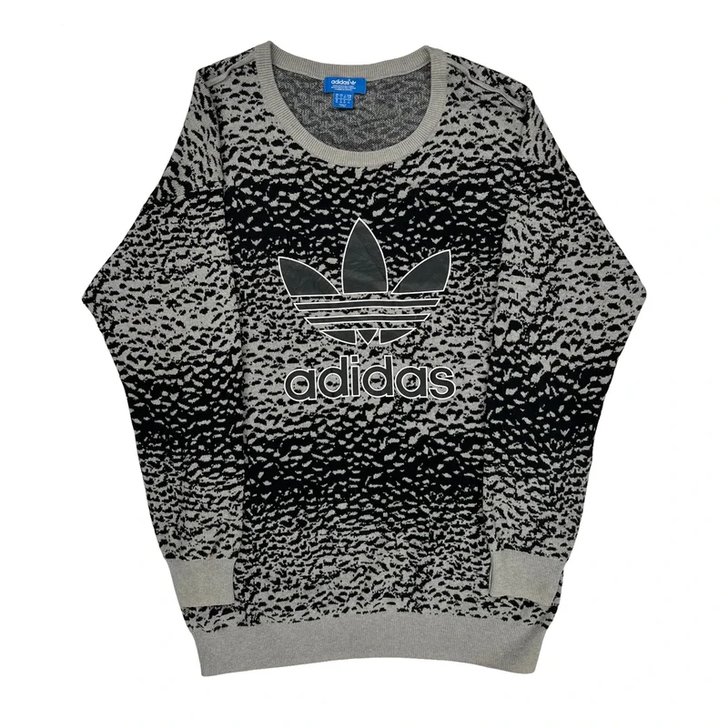 Adidas Sweatshirt - Small Black Cotton