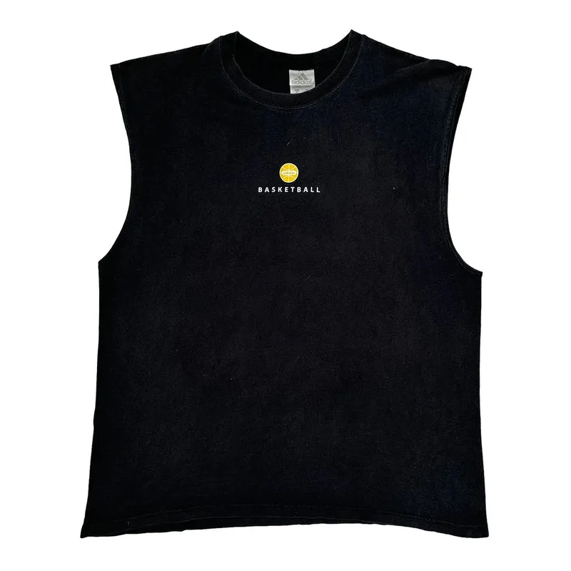Basketball Adidas Tank Top - XL Black Cotton