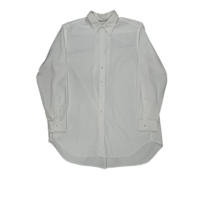 Polo By Ralph Lauren Shirt - Large White Cotton