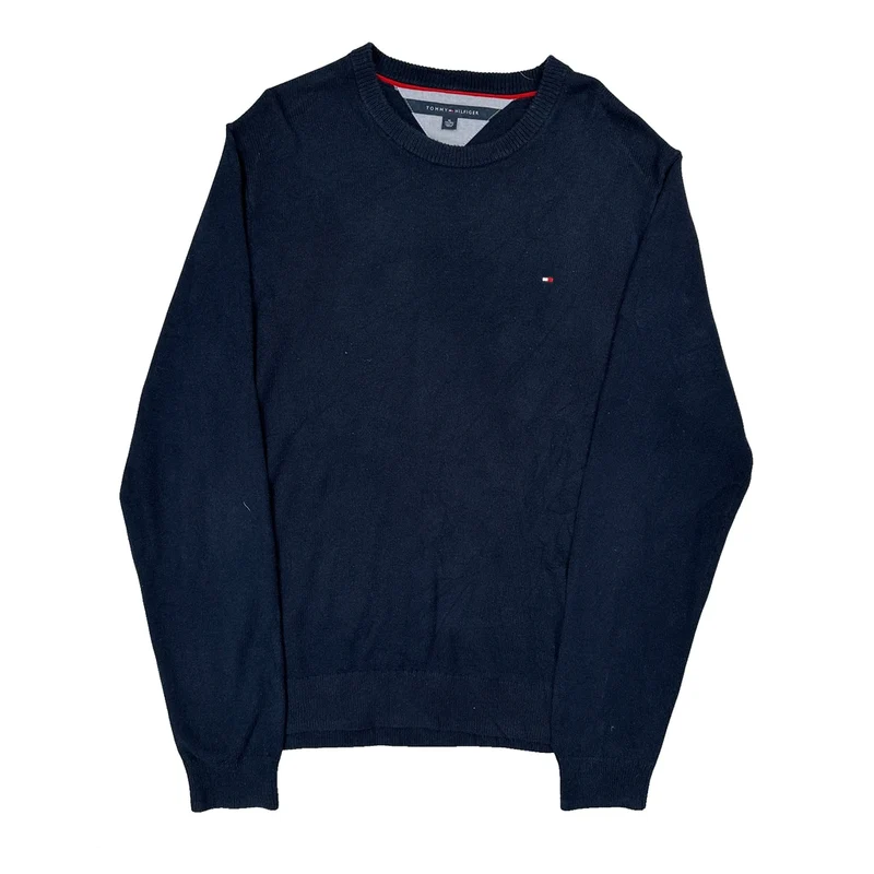 Tommy Hilfiger Sweater - XL Navy Cotton