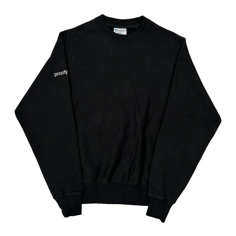 Champion Sweatshirt - Small Black Cotton