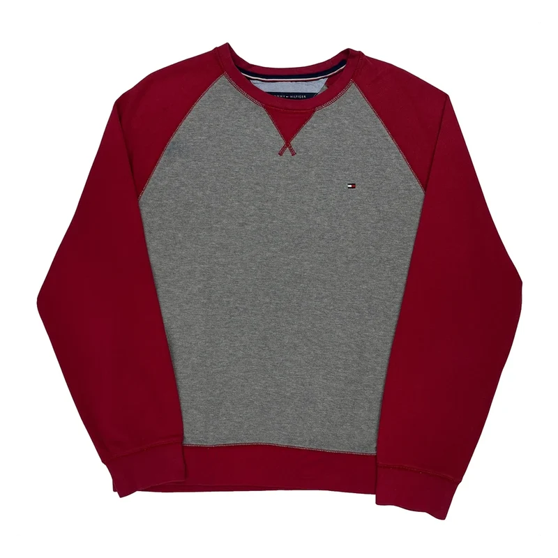 Tommy Hilfiger Sweatshirt - XL Grey Cotton