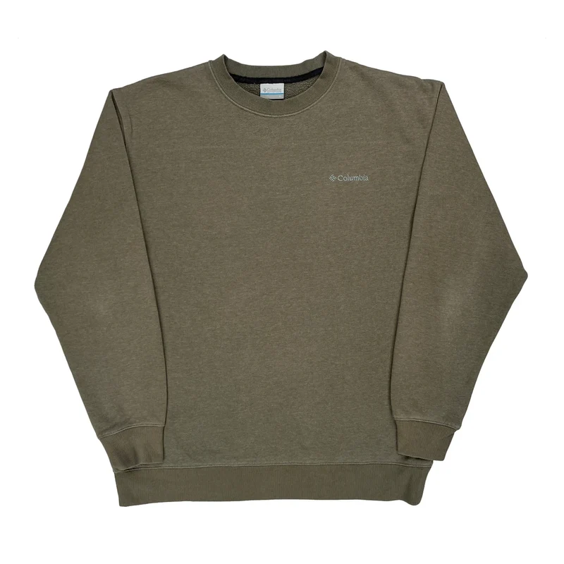 Columbia Sweatshirt - XL Khaki Cotton