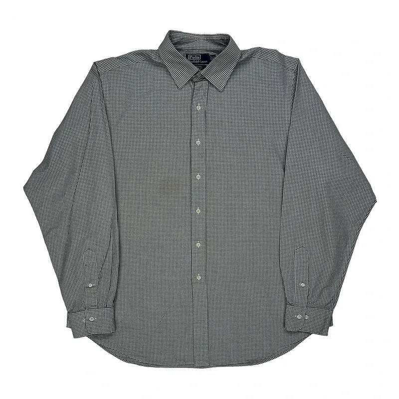 Polo By Ralph Lauren Checked Shirt - XL Black & White Cotton