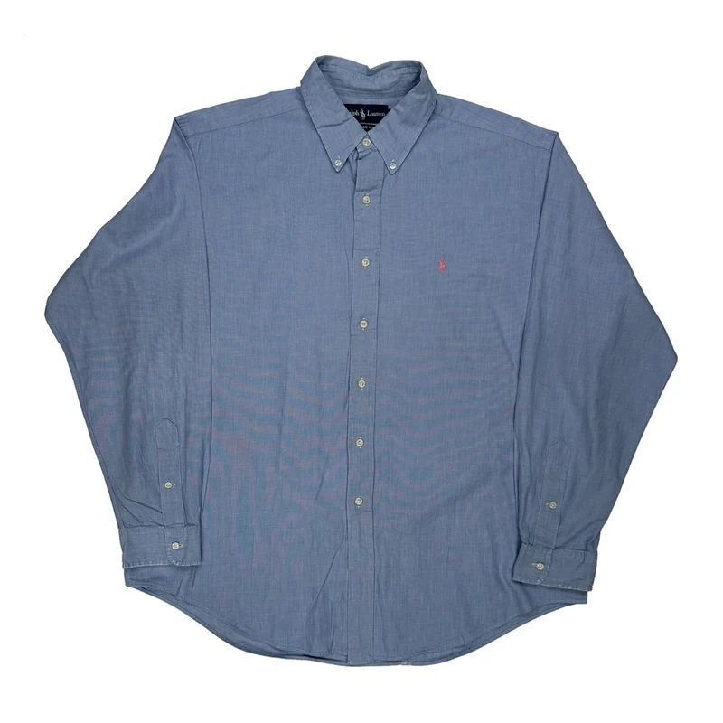 Ralph Lauren Shirt - XL Blue Cotton