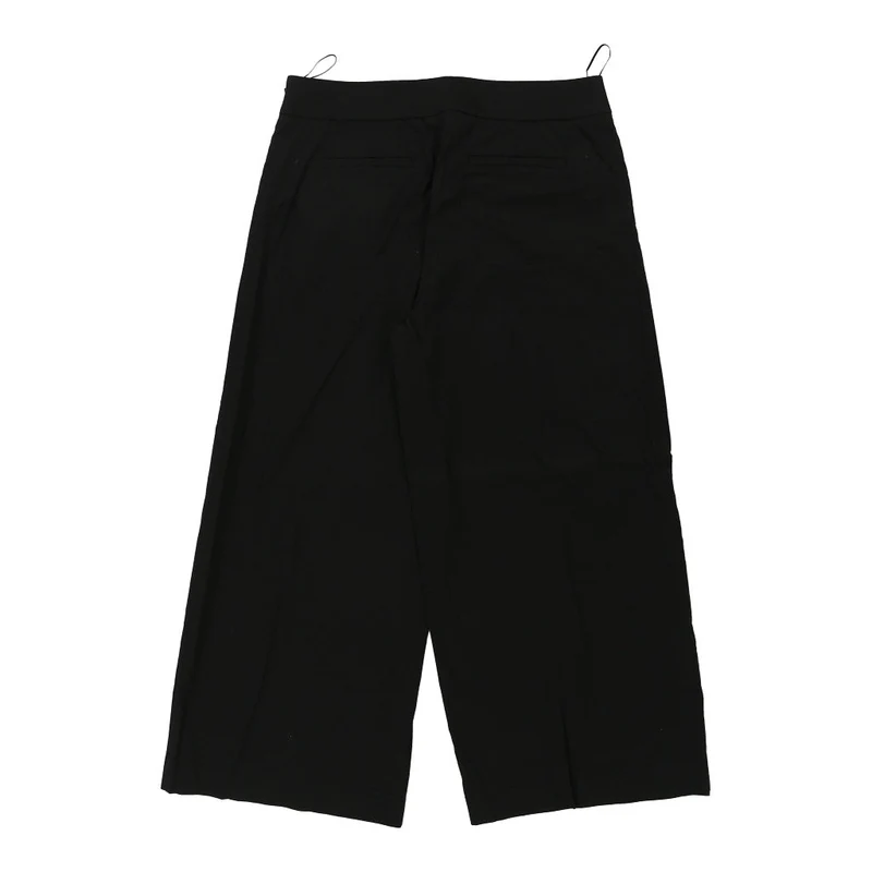Malloni Shorts - 34W UK 16 Black Cotton