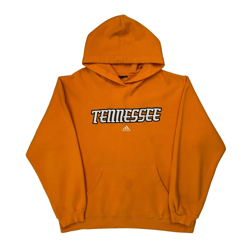 Tennessee Adidas College Hoodie - Large Orange Cotton