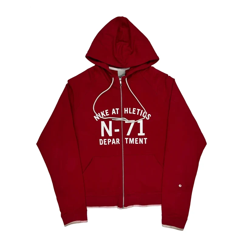 N-71 Nike Hoodie - XL Red Cotton