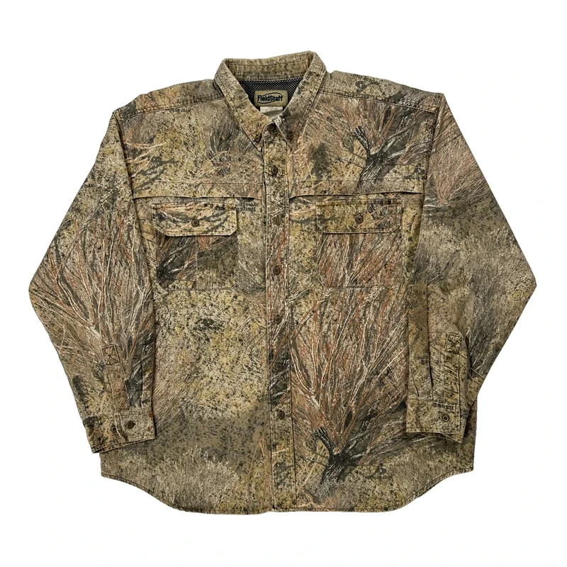 Field Staff Camo Shirt - XL Camo Cotton Blend