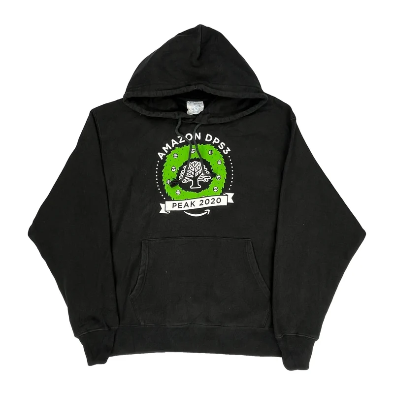 Amazon Dps3 Peak 2020 Champion Graphic Hoodie - XL Black Cotton