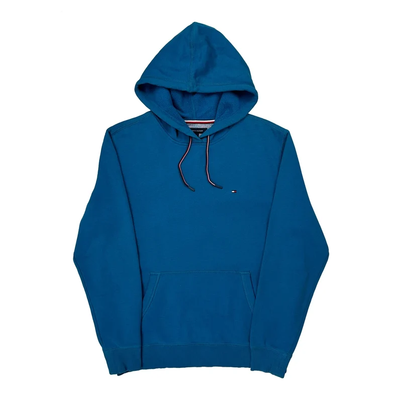 Tommy Hilfiger Hoodie - Large Blue Cotton