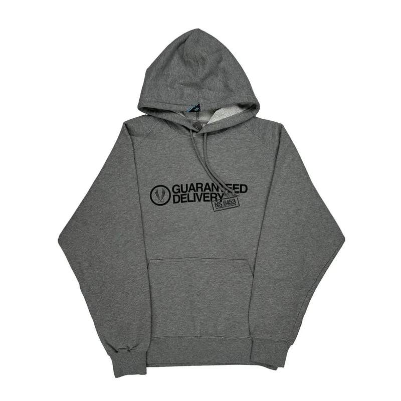 Nike Graphic Hoodie - XL Grey Cotton