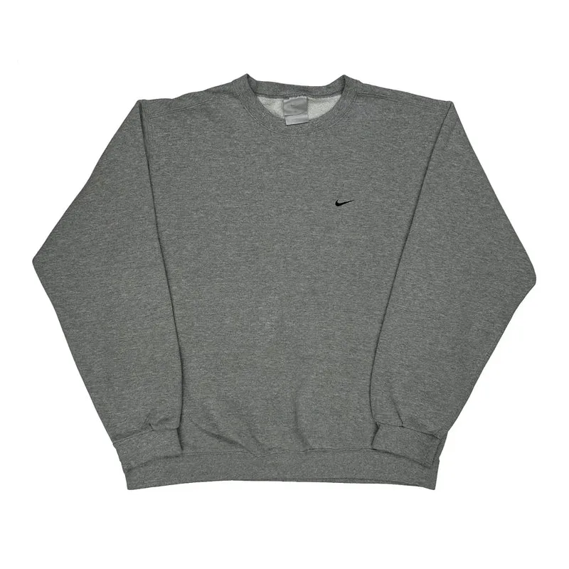 Made In USA Nike Sweatshirt - XL Grey Cotton Blend