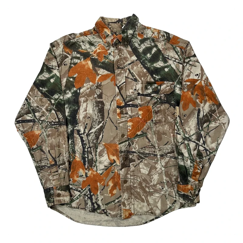 Outfitters Ridge Camo Shirt - Medium Multicoloured Cotton