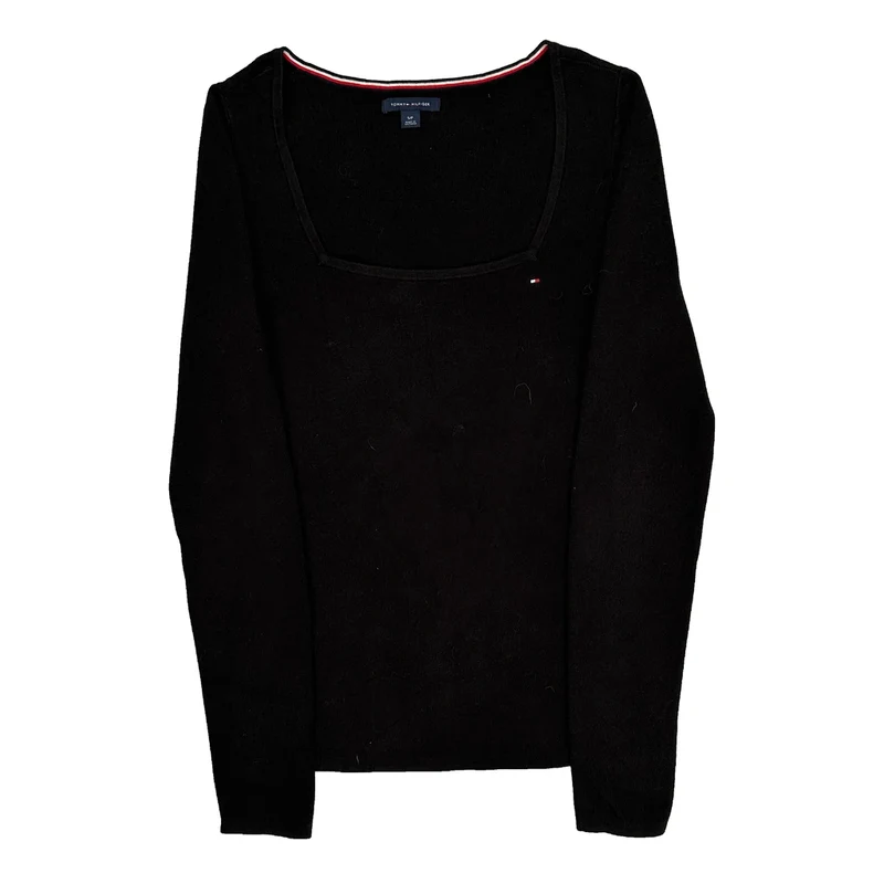Tommy Hilfiger Sweater - Small Black Cotton