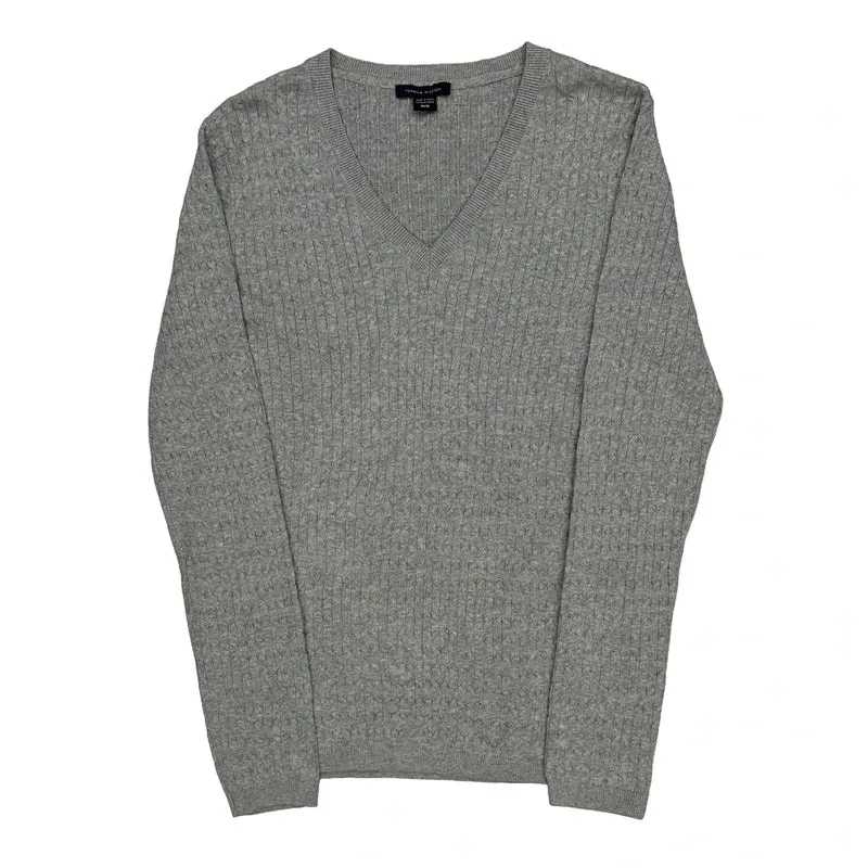 Tommy Hilfiger Sweater - Medium Gray Cotton Blend