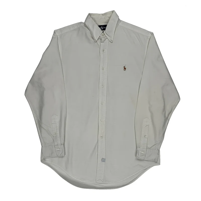 Ralph Lauren Shirt - Large White Cotton