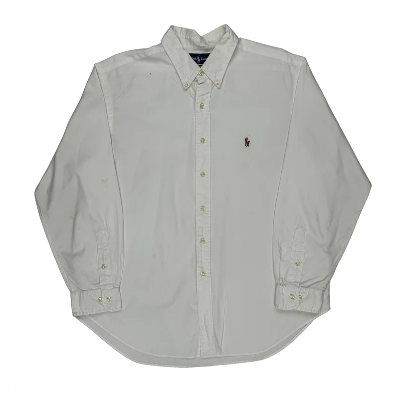 Ralph Lauren Shirt - XL White Cotton