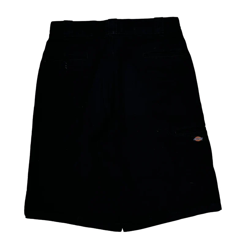 Dickies Baggy Shorts - 31W 10L Black Polyester Blend