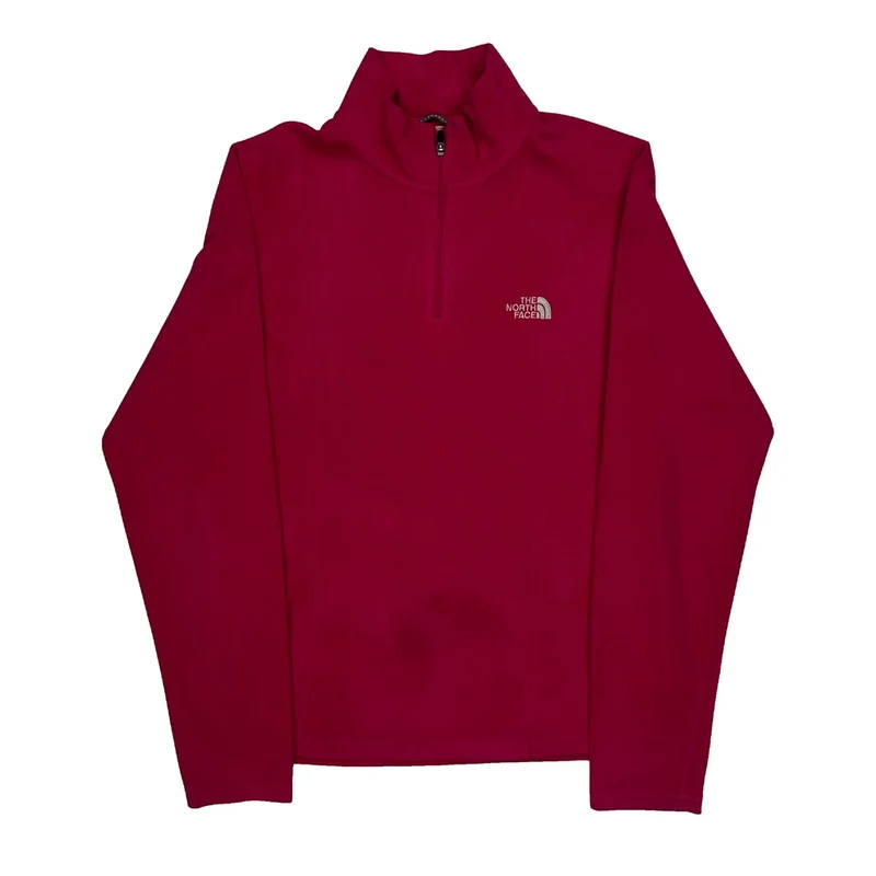The North Face Fleece - Medium Red Polyester