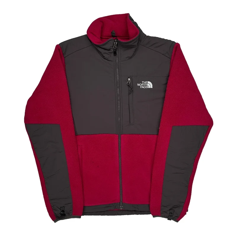 The North Face Denali Fleece Jacket - Small Red Polyester