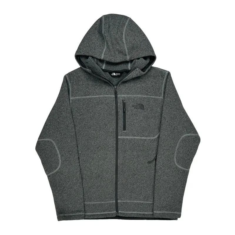 The North Face Fleece Jacket - Large Grey Polyester