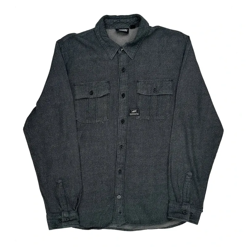 Vans Shirt - Large Grey Cotton