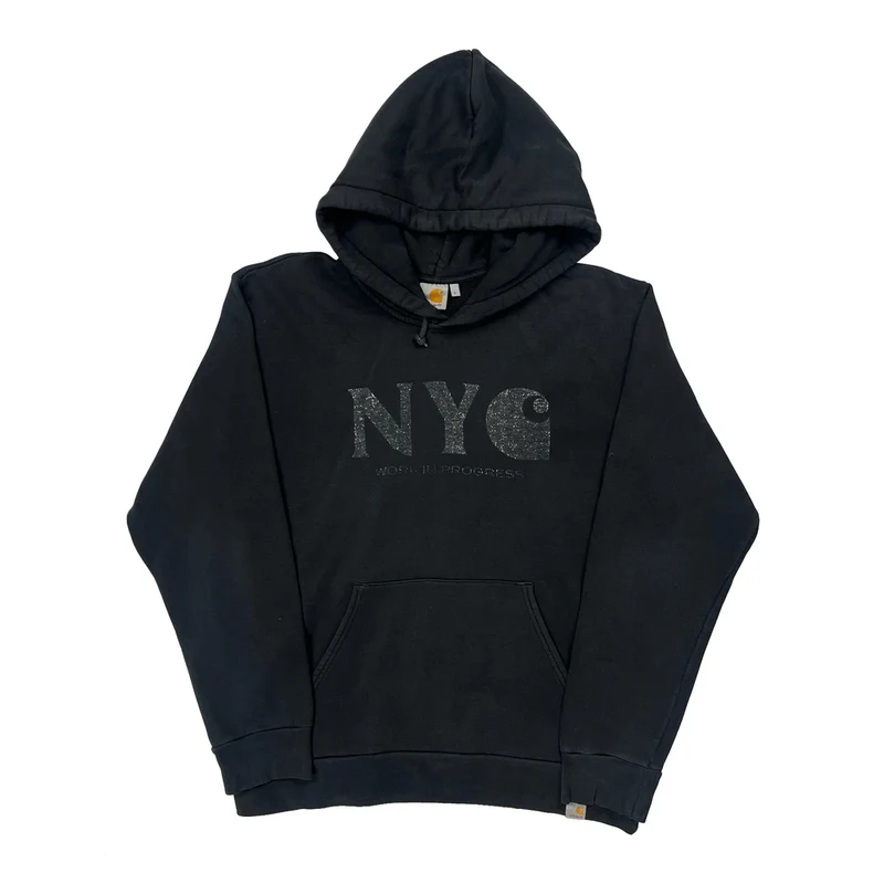 Carhartt Hoodie - Large Black Cotton