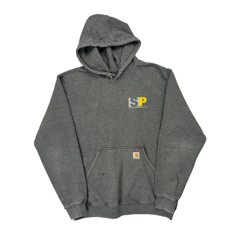 Skylar Plumbing Llc Co. Carhartt Hoodie - Large Grey Cotton
