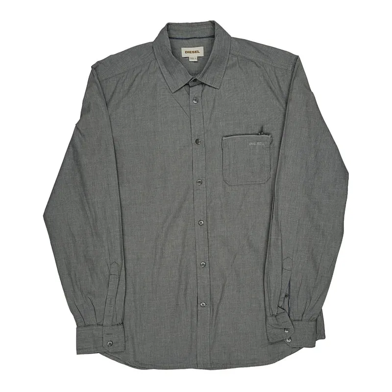 Diesel Shirt - Large Grey Cotton
